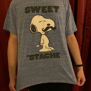 Snoopy sweet stache shirt